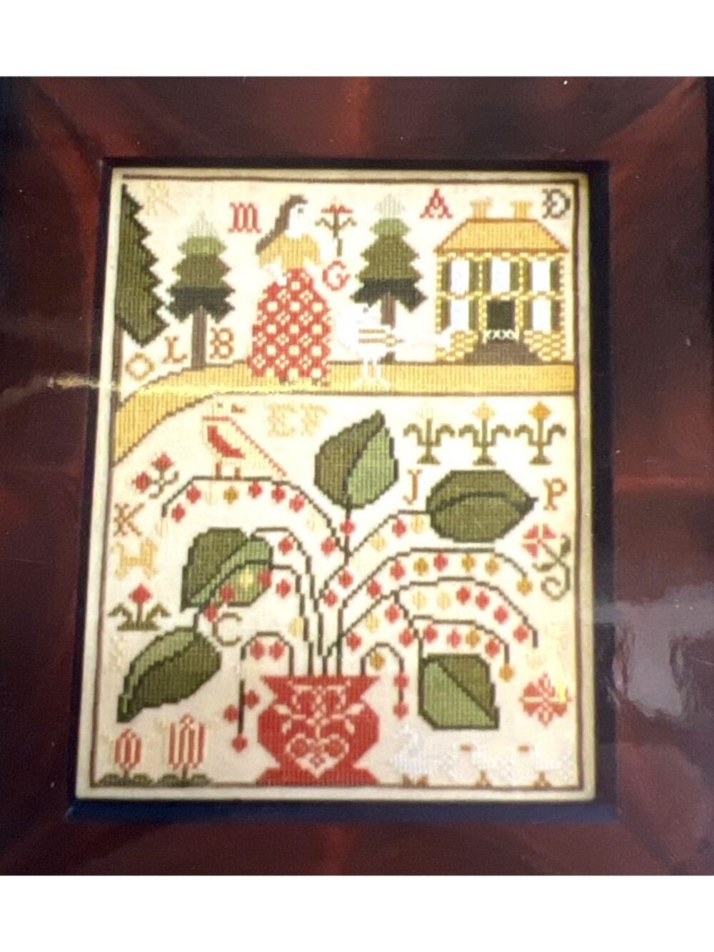 Miss Lilas House Cross Stitch Pattern By Barrick Sampler Chart Only
